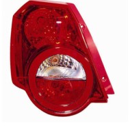 Gruppo Ottico Posteriore Bianco-rosso Per Chevrolet (ex Daewoo) Aveo Lato Sinistro Dal 2008/06 Al 2011/04