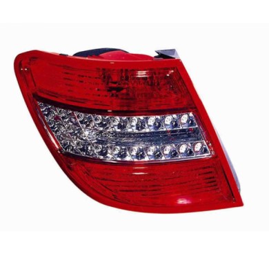 000789_AUTO.JPG Gruppo Ottico Posteriore Bianco- Rosso A Led Per Mercedes Classe C W204 Lato Sinistro Dal 2007/02 Al 2010/12