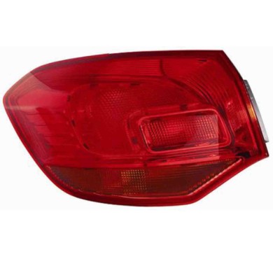 000871_AUTO.JPG Gruppo Ottico Posteriore Esterno Rosso Per Opel Astra J Lato Sinistro Dal 2010/01 Al 2015/07