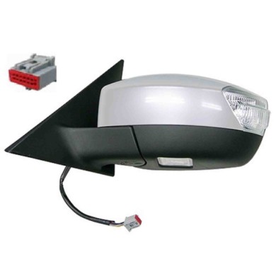 000597_AUTO.JPG Retrovisore Elettrico Term. Rib. C/fan. E Luce Cort. Per Ford S-max Lato Sinistro Dal 2006/06 Al 2010/03