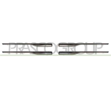 DA2242226_1.JPG Kit Modanature Griglia Radiatore Cromato (4 Pz) Per Dacia Sandero Dal 2013 Al 2016