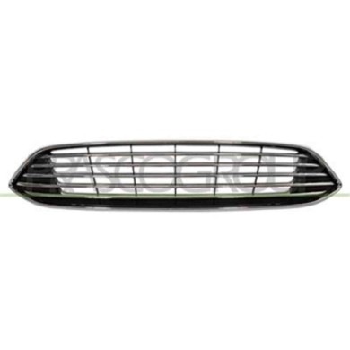 FD4302001_1.JPG Griglia Radiatore Nera Con Modanature Cromate Per Ford Focus Dal 2015 Al 2018