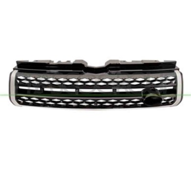 LR7002021_1.JPG Griglia Radiatore Verniciata Nera/nera/argento Per Land Rover Range Rover Evoque (l538) Dal 2011 Al 2015