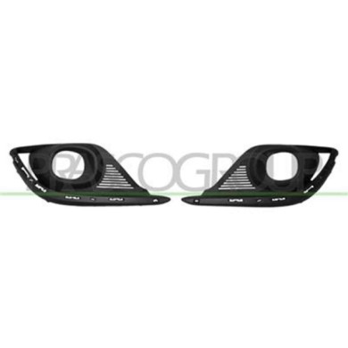 RN6522145_1.JPG Kit Griglie Paraurti Anteriore Nere Con Sede Fendi (destra+sinistra) Per Renault Scenic Dal 2016