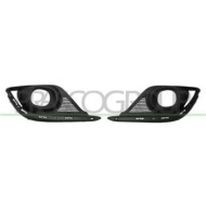 Kit Griglie Paraurti Anteriore Nere Con Sede Fendi (destra+sinistra) Per Renault Scenic Dal 2016