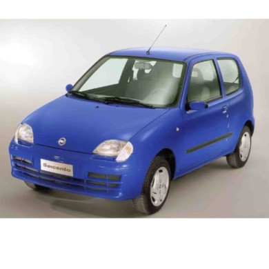 FT0198904_1.JPG Blocchetto Sinistro Con Due Chiavi Per Fiat Seicento Dal 1998 Al 2000