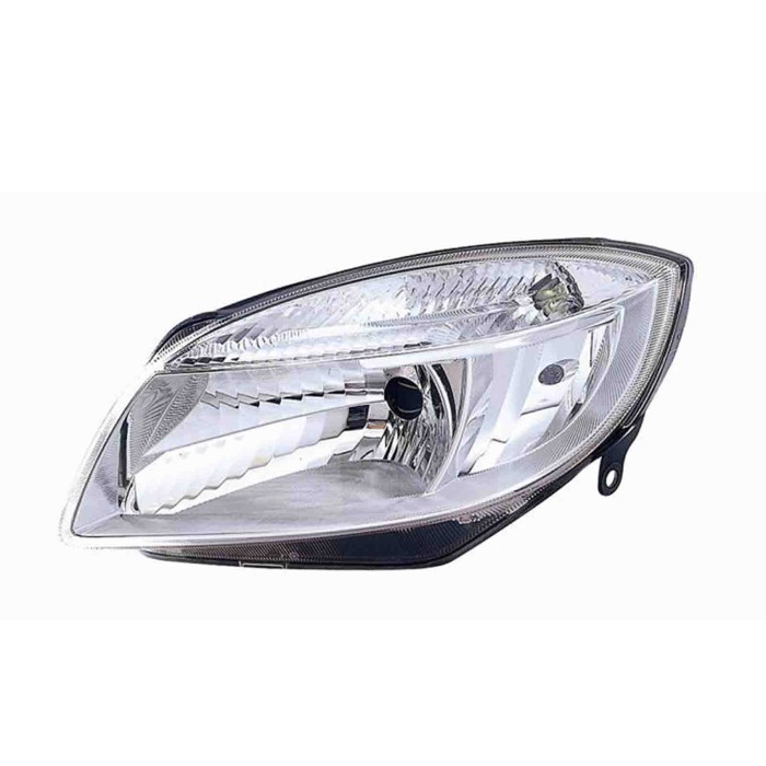 000670_AUTO.JPG Proiettore H4 Elettrico Senza Motore Per Skoda Roomster Lato Sinistro Dal 2006/09 Al 2010/02