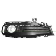 Griglia Destra Paraurti Goffrata Nera Chiusa Per Bmw 3 Series - F30/f31 Lci Dal 2015 Al 2018