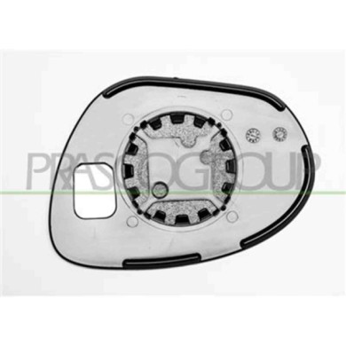 DS7007503P_1.JPG Piastra Specchio Destra Convessa/cromata Per Nissan Juke Dal 2011 Al 2014