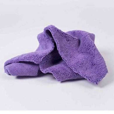 panno.jpg Cartec - Panni Microfibra Ultrasoft Viola - Taglio Laser - Lucidatura Auto - 1 Pezzo