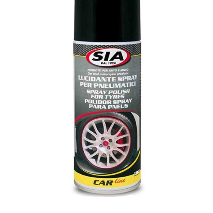 SIA1.jpg Sia 8548 Nero Gomme Lucidante 10 Pezzi X 400 Ml Spray Per Pneumatici. Protegge E Ravviva Il Colore Dei Pneumatici Prese