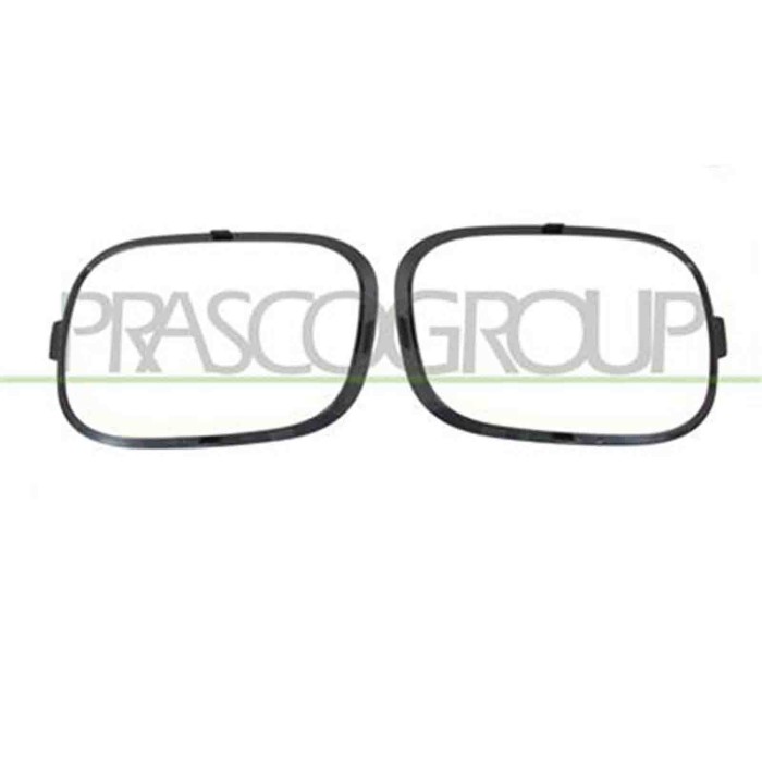 CI3301241_2.JPG Kit Cornici Fendinebbia Nere Lisce Da Primerizzare (destra+sinistra) Per Citroen C3 Aircross Dal 2017 Al 2021