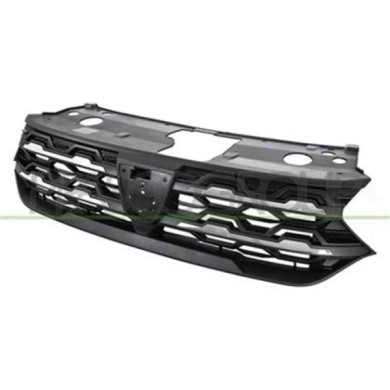 DA2322001_1.JPG Griglia Radiatore Nera Con Modanature Cromate Per Dacia Sandero Stepway Dal 2020