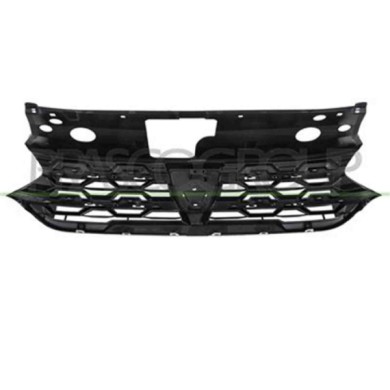 DA2322001_3.JPG Griglia Radiatore Nera Con Modanature Cromate Per Dacia Sandero Stepway Dal 2020