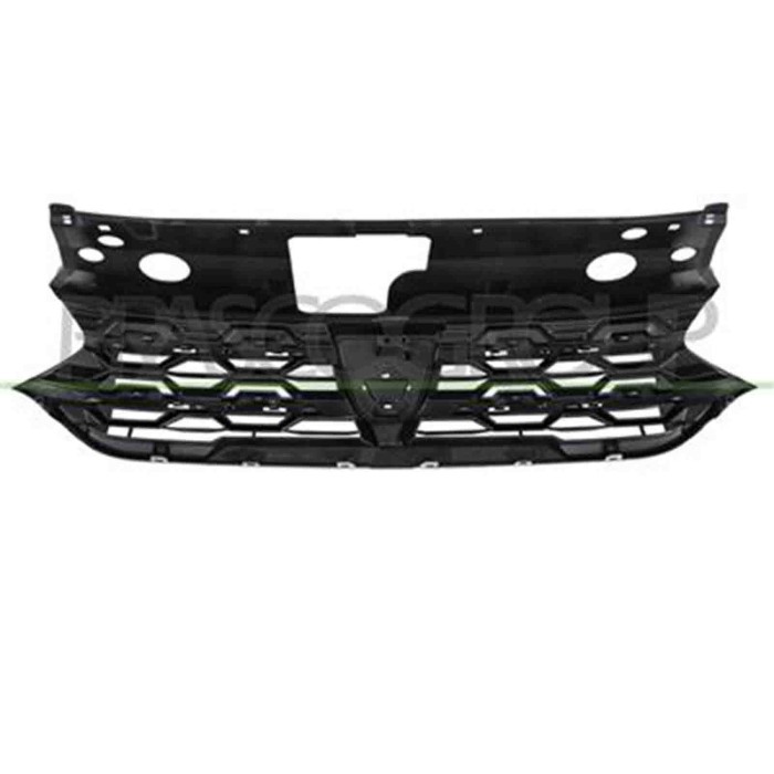 DA2322001_3.JPG Griglia Radiatore Nera Con Modanature Cromate Per Dacia Sandero Stepway Dal 2020
