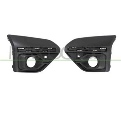 DA2322135_2.JPG Kit Griglie Paraurti Anteriore Nere Per Dacia Sandero Stepway Dal 2020