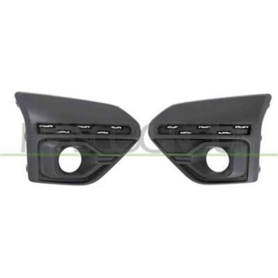 DA2322145_2.JPG Kit Griglie Paraurti Anteriore Nere Per Dacia Sandero Stepway Dal 2020
