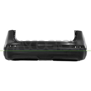 DS7131050_1.JPG Paraurti Posteriore Nero Per Nissan Qashqai (j11) Dal 2017 Al 2021