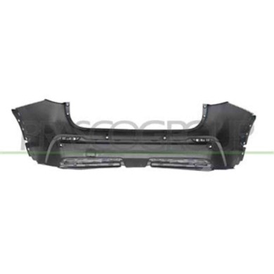 DS7131051_3.JPG Paraurti Posteriore Nero Per Nissan Qashqai (j11) Dal 2017 Al 2021