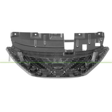 DS7132011_1.JPG Griglia Radiatore Nera Con Modanatura Cromata Per Nissan Qashqai (j11) Dal 2017 Al 2021