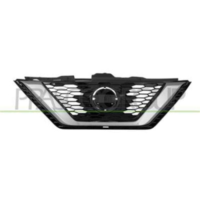 DS7132011_2.JPG Griglia Radiatore Nera Con Modanatura Cromata Per Nissan Qashqai (j11) Dal 2017 Al 2021