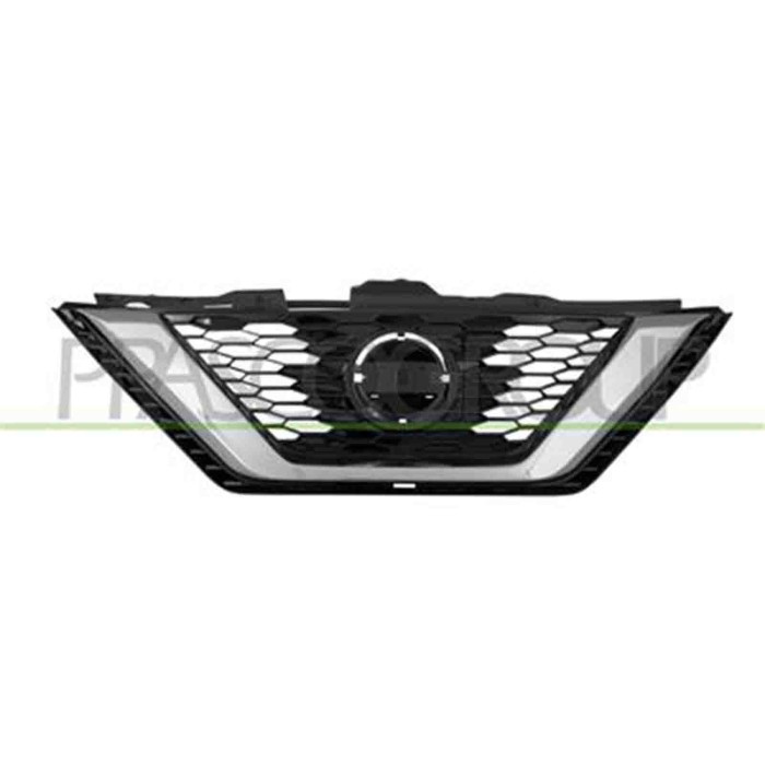 DS7132011_2.JPG Griglia Radiatore Nera Con Modanatura Cromata Per Nissan Qashqai (j11) Dal 2017 Al 2021