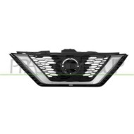 Griglia Radiatore Nera Con Modanatura Cromata Per Nissan Qashqai (j11) Dal 2017 Al 2021