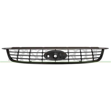 FD4262001_1.JPG Griglia Radiatore Nera Goffrata Per Ford Focus Dal 2007 Al 2011