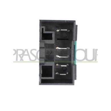 FT909WS12_3.JPG Interruttore Alzacristallo Destro Nero Per Fiat Doblo' Dal 2005 Al 2009