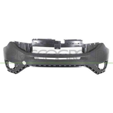 FT9121021_2.JPG Paraurti Anteriore Superiore Nero Per Fiat Doblo' Dal 2015 Al 2022