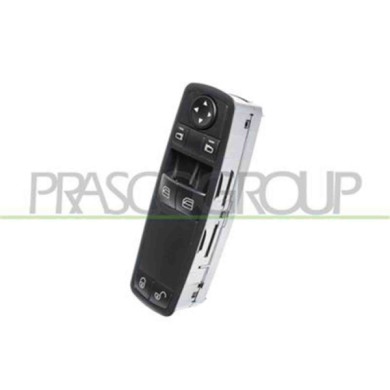 ME324WS24_1.JPG Pulsantiera Nera Per Mercedes A Class (w169) Dal 2004 Al 2007