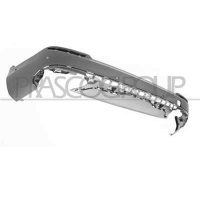 ME7151091_1.JPG Paraurti Posteriore Inferiore Nero Per Mercedes Glc Class (x253) Dal 2015 Al 2020