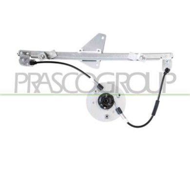OP034W024_1.JPG Meccanismo Alzacristallo Anteriore Sinistro Per Opel/vauxhall Corsa D Dal 2006 Al 2011