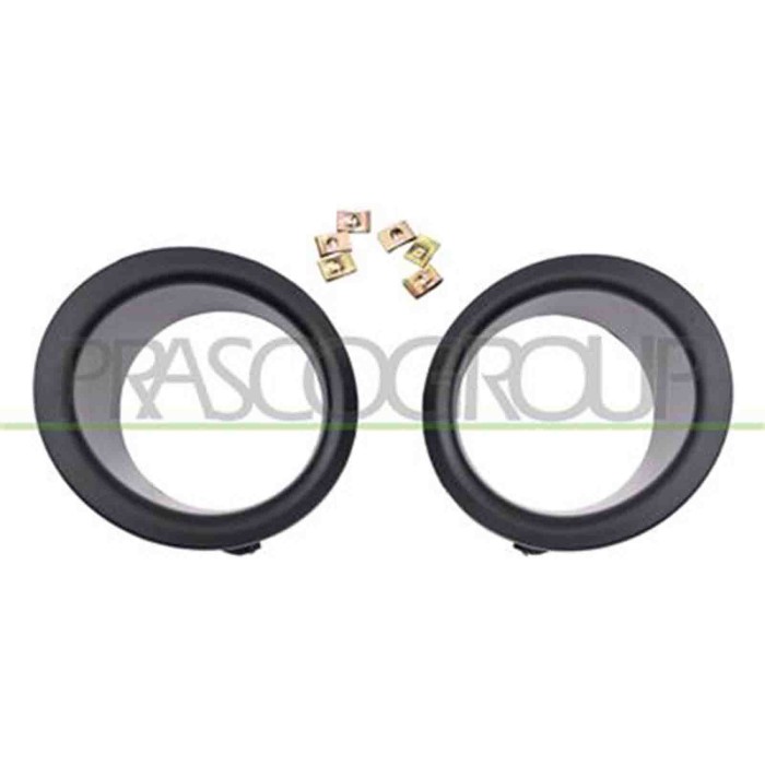 PG9061240_2.JPG Kit Cornici Fendinebbia Nere Goffrate (destra+sinistra) Per Peugeot Partner Dal 2003 Al 2008