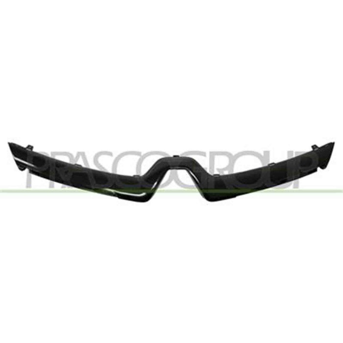 RN3292216_1.JPG Modanatura Griglia Superiore Nera Lucida Per Renault Clio Dal 2012 Al 2016