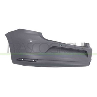 VG0241071_2.JPG Paraurti Posteriore Con Primer Con Fori Pdc+supporti Per Volkswagen Polo Dal 2014 Al 2017