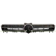 Griglia Radiatore Nera Con Modanatura Cromata Per Volkswagen Golf 7 Dal 2012 Al 2016
