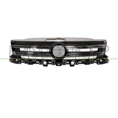 VG8092001_1.JPG Griglia Radiatore Nera Lucida Con Modanatura Cromata Per Volkswagen Tiguan Dal 2011 Al 2015