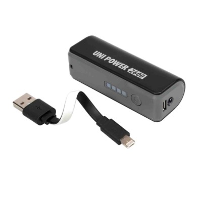 38820-S-02.JPG Uni Power 2600 Power Pack Con Cavo Universal Apple/micro Usb Caricabatteria Usb 12/24v