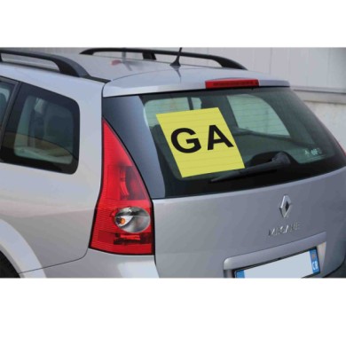 65360-S-01.JPG Contrassegno Ga (guida Accompagnata) Posteriore Contrassegni Targhe E Contrassegni