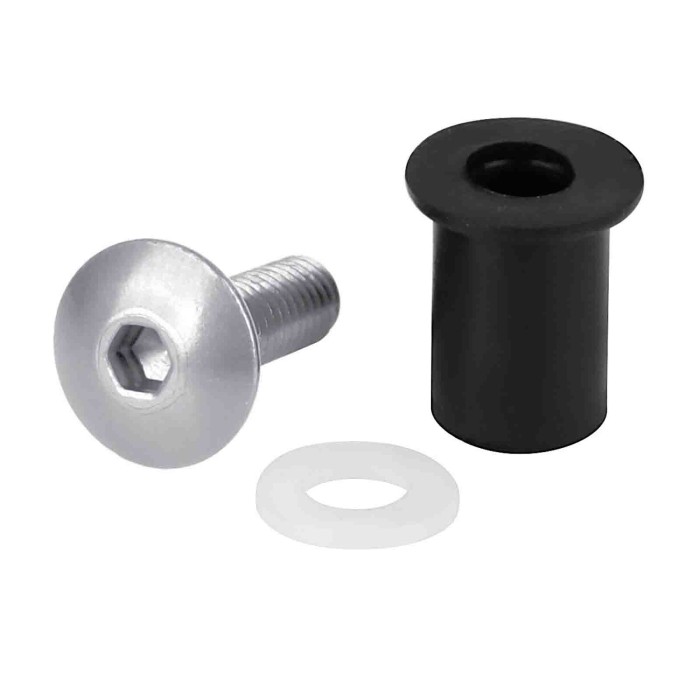 91650-S-02.JPG Screen Fit Kits Kit Dadi Gommati Con Viti E Rondelle (5 Ma) 10 Pz Argento Decorazioni Decorazioni