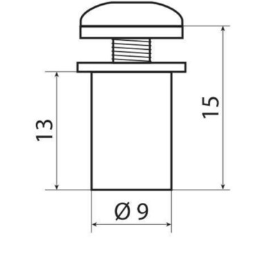 91650-D-01.JPG Screen Fit Kits Kit Dadi Gommati Con Viti E Rondelle (5 Ma) 10 Pz Argento Decorazioni Decorazioni