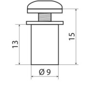 91650-D-01.JPG Screen Fit Kits Kit Dadi Gommati Con Viti E Rondelle (5 Ma) 10 Pz Argento Decorazioni Decorazioni