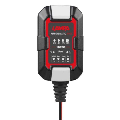 91730-S-02.JPG Amperomatic Bike Caricabatteria Intelligente 6/12v 1a Caricabatterie Accessori Per Batteria