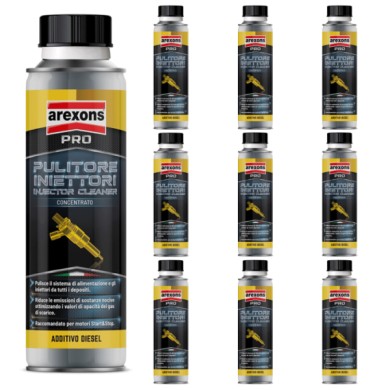9844_1.jpg Arexons 9844 Pulitore Iniettori Per Motori Diesel 10 Pezzi X 325 Ml