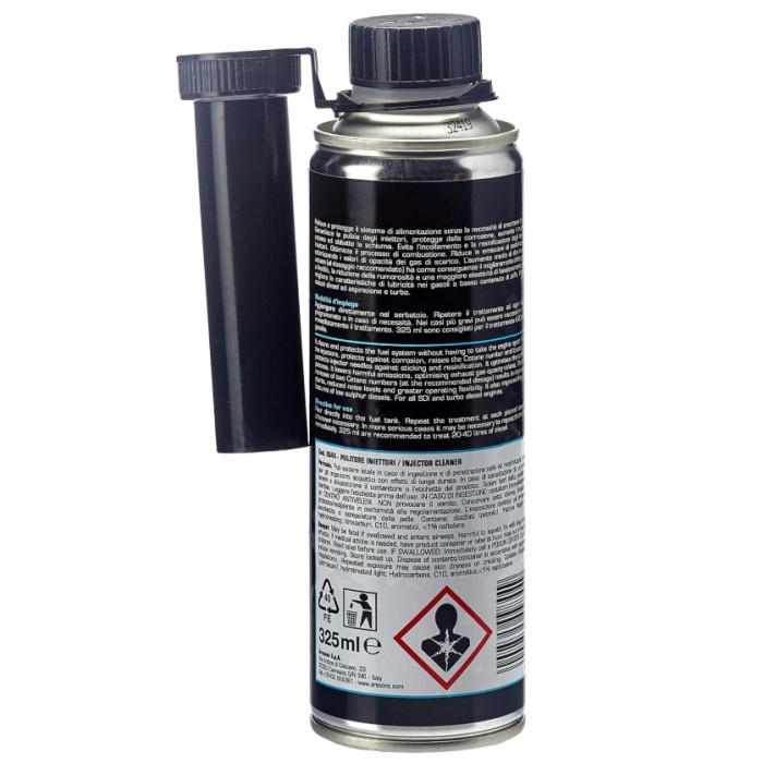 9844 RETRO.png Arexons 9844 Pulitore Iniettori Per Motori Diesel 10 Pezzi X 325 Ml