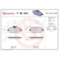 P06034_2.JPG Kit pastiglie freno, Freno a disco P 06 034 BREMBO per BMW MINI