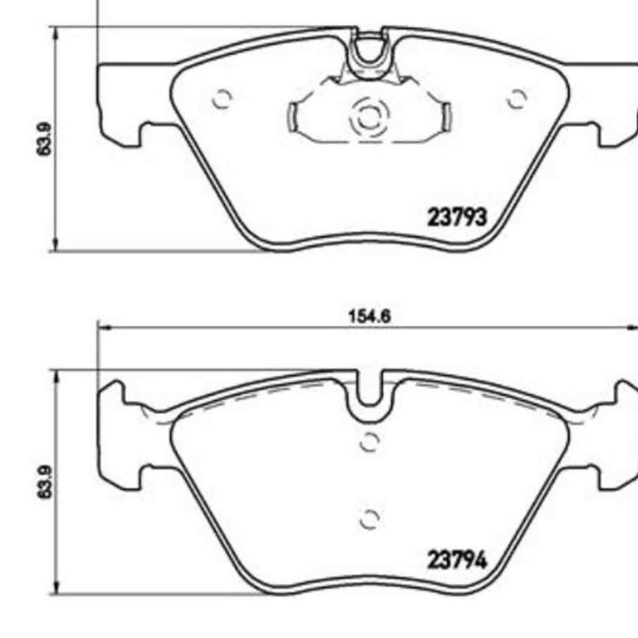 P06057_2.JPG Kit pastiglie freno, Freno a disco P 06 057 BREMBO per BMW