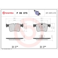 P06075_2.JPG Kit pastiglie freno, Freno a disco P 06 075 BREMBO per BMW