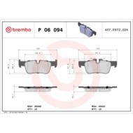 P06094_2.JPG Kit pastiglie freno, Freno a disco P 06 094 BREMBO per BMW MINI